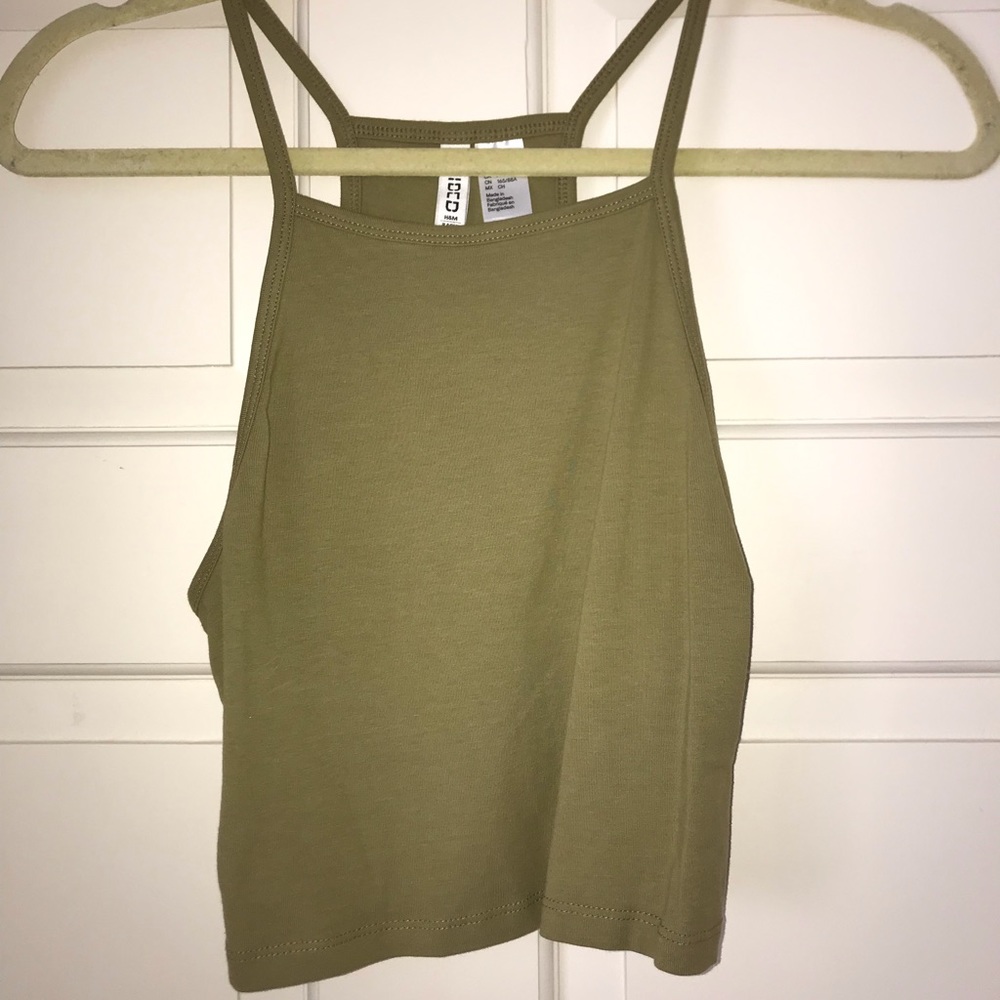 H&M Army Green Tank Top
